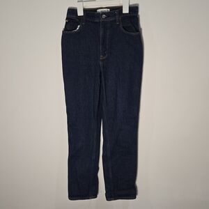 Abercrombie & Fitch Sz 26/2  Ultra High-Rise Dark Blue Straight Jeans
